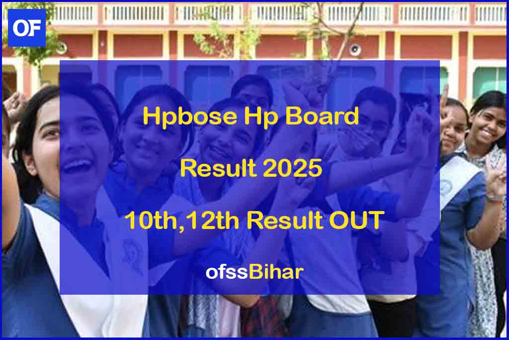 Hpbose Hp Board Result 2025 – 10th,12th Result OUT