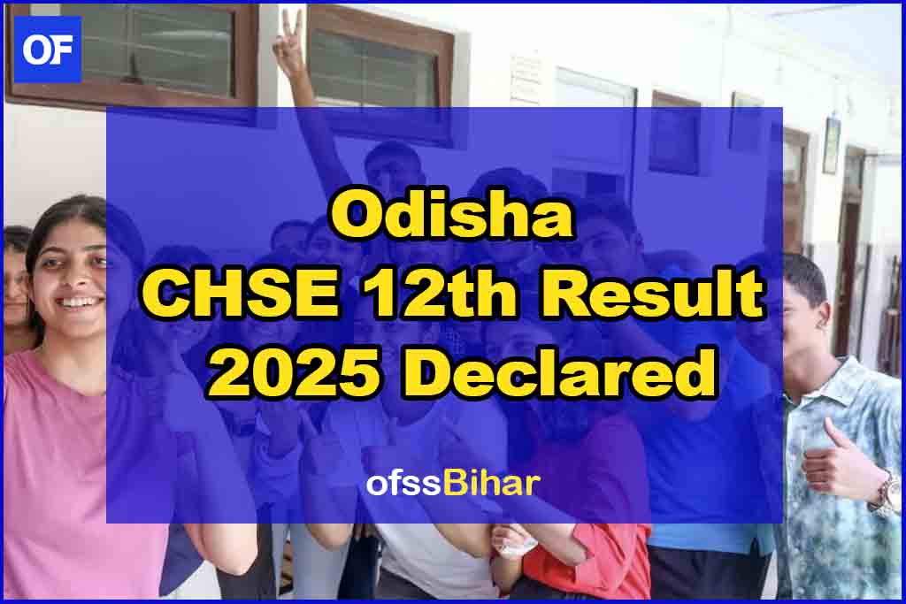 Odisha CHSE 12th Result 2025
