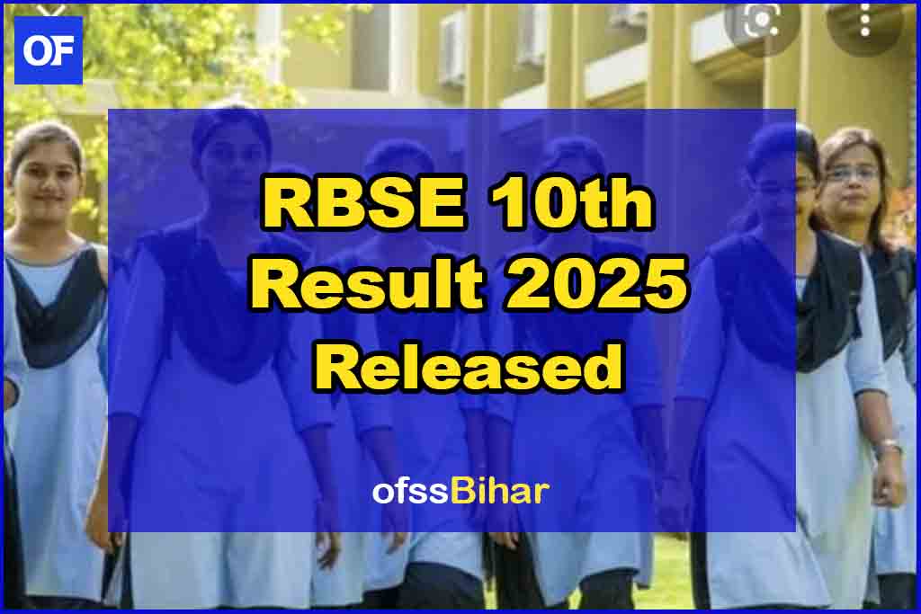 RBSE 10th Result 2025